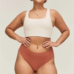 NWT Copper High-Rise Thong